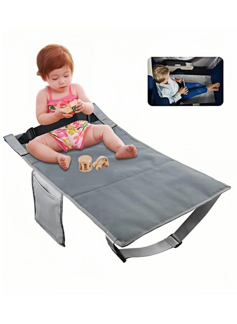 Baby Airplane Travel Footrest Bed Toddler Airplane Seat Portable Toddler Travel Foot Hammock Airplane Seat Extender Leg Rest for Children Travel Essentials for Children to Lie Down on Plane