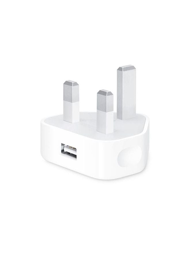 Wall Charger 5W USB Power Adapter with Lightning Cable for iphone 6 Plus/6S Plus White/Silver