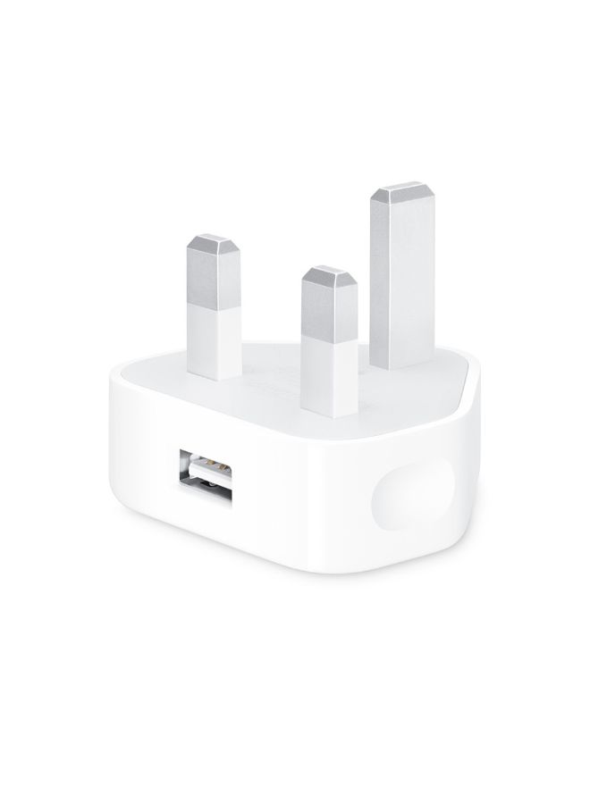 Wall Charger 5W USB Power Adapter with Lightning Cable for iphone 12 Pro White