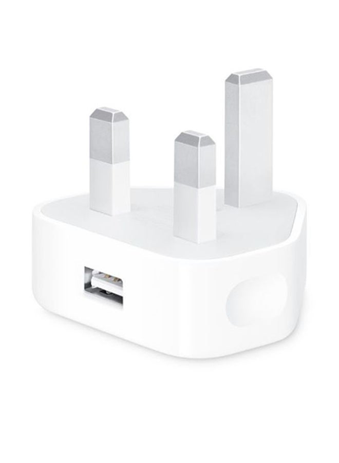 Wall Charger 5W USB Power Adapter with Lightning Cable for iphone 13 Mini White