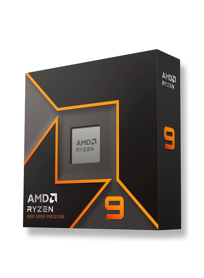 Ryzen 9 9950X AM5 CPU Processor, 16 Cores & 32 Threads, 64MB L3 Cache, Up to 5.7 GHz Max Boost Clock, DDR5 Memory Type, Zen 5 Architecture, AMD Radeon Graphics Black