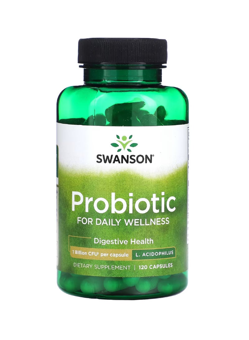 Probiotic For Daily Wellness Dietary Supplement 120 Capsules