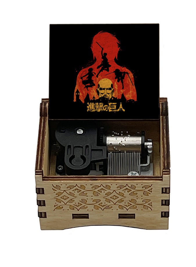 Anime Attack On Titan Music box (Automatic)- Wood