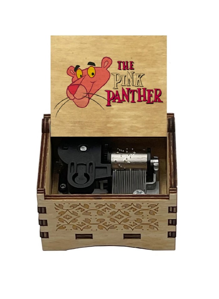 The Pink Panther Music box (Automatic)- Wood