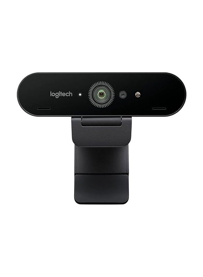 Brio Stream Webcam, Ultra HD 4K Streaming Edition, 1080p/60fps Hyper-Fast Streaming, Wide Adjustable Field of View for Gaming, Works with Skype, Zoom, Xsplit, Youtube, PC/Xbox/Laptop - Black Black