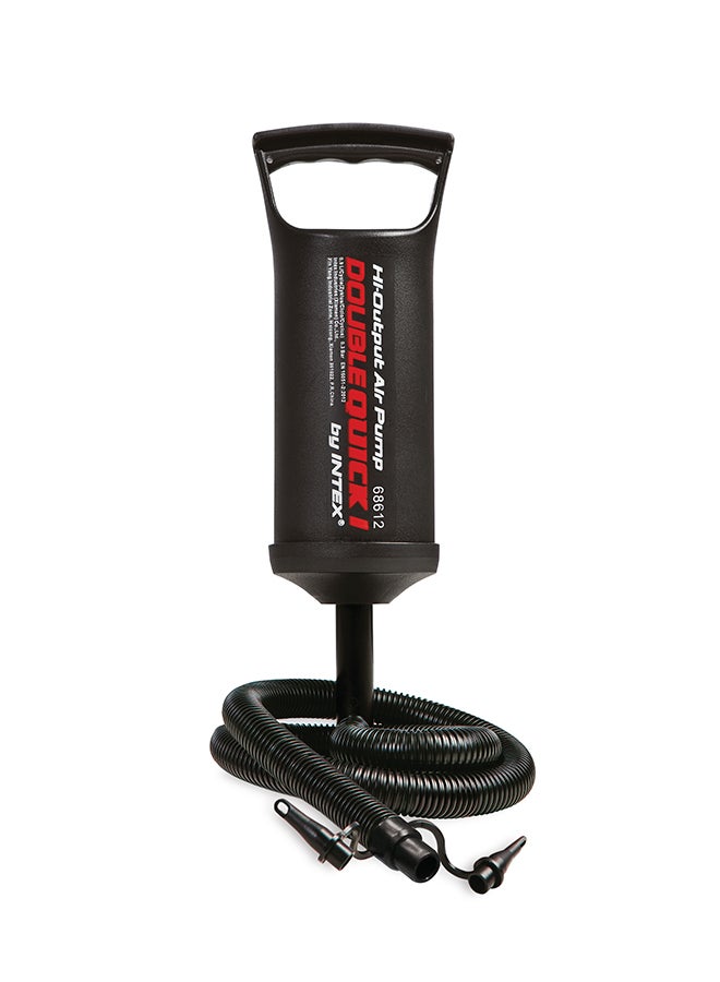 Double Quick 1 Hand Pump Black 11.5inch