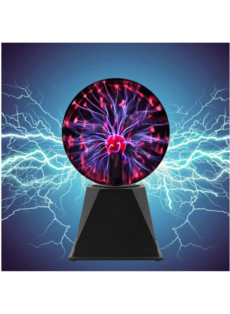 Kid's Magic Touch & Sound Activated Plasma Ball 6in