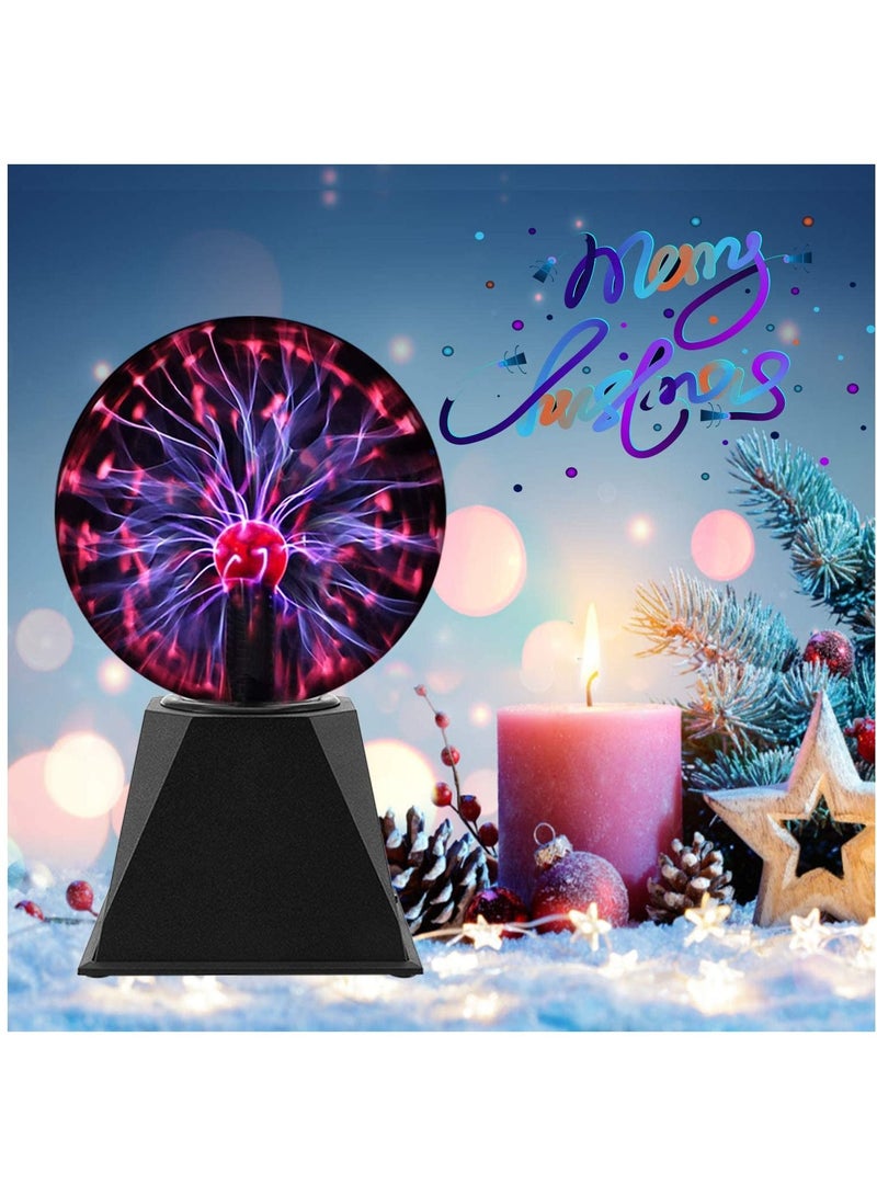 Kid's Magic Touch & Sound Activated Plasma Ball 6in