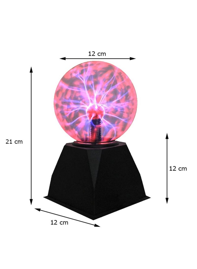 Kid's Magic Touch & Sound Activated Plasma Ball 6in