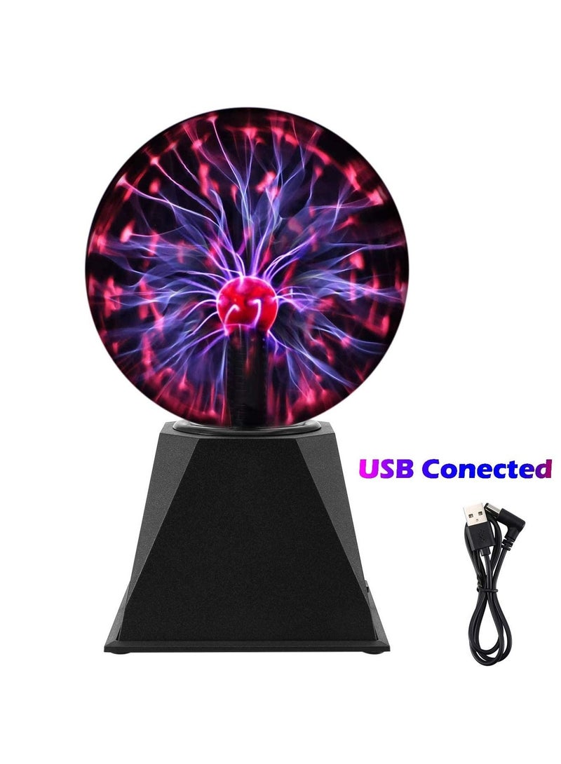 Kid's Magic Touch & Sound Activated Plasma Ball 6in