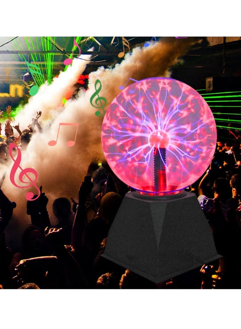 Kid's Magic Touch & Sound Activated Plasma Ball 6in