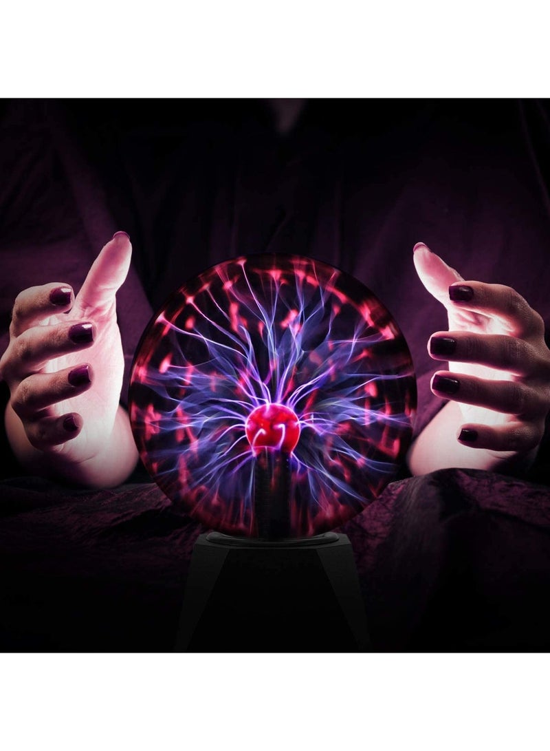 Kid's Magic Touch & Sound Activated Plasma Ball 6in