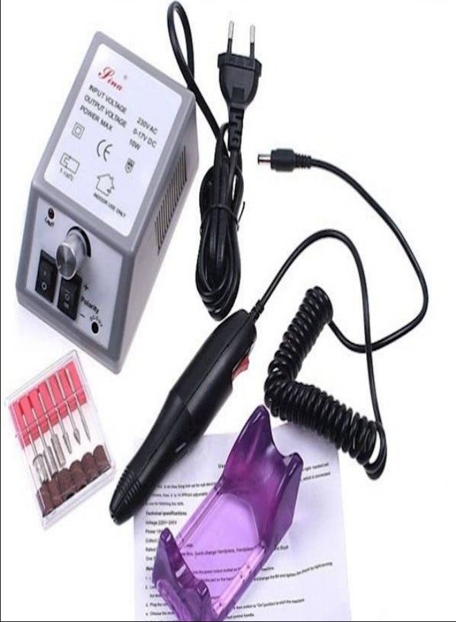 Professional Electric Nail Art Salon Drill Glazing Machine Manicure Pedicure Kit