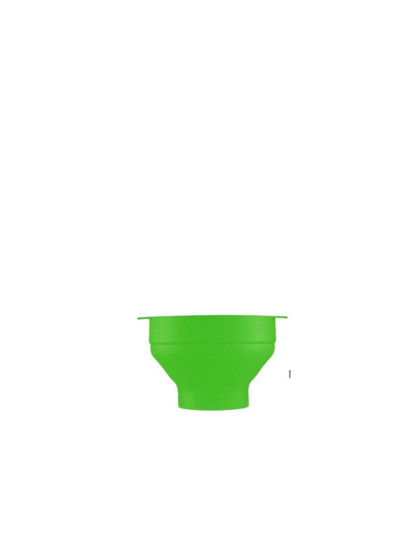 Silicone Microwave Popcorn Popper with Lid for Home Microwave Popcorn Makers with Handles Collapsible Popcorn Bowl