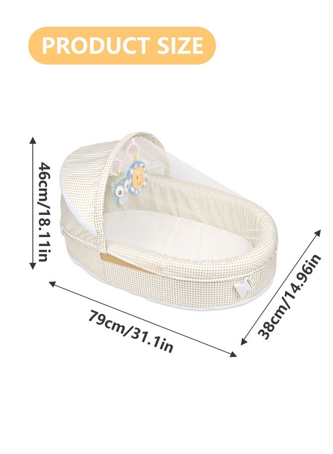 Baby Nest Baby Portable Travel Cot Bed Infant Cot With Mosquito Net