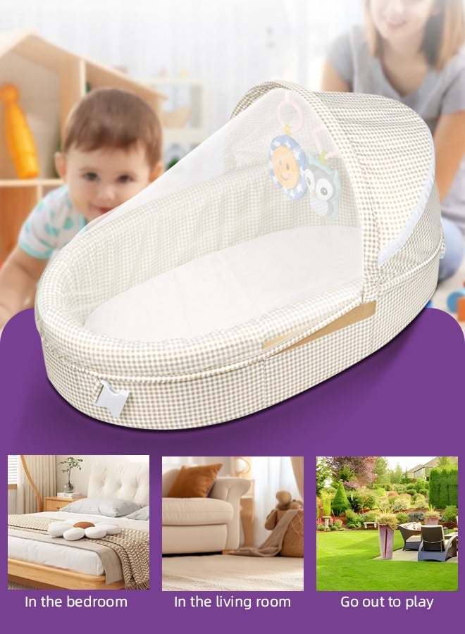 Baby Nest Baby Portable Travel Cot Bed Infant Cot With Mosquito Net