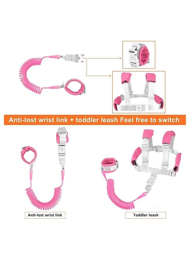 Kid Leash Anti Lost Wrist Link With Key Lock