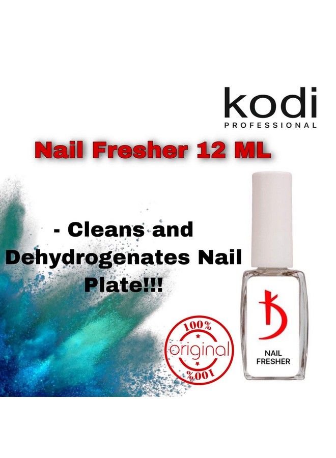 Nail Fresher 12Ml (0.4 Oz) Kodi Professional Nail Polish For Manicure And Pedicure Strengthening Effect Cleanses And Dries Nail Plate Removes Oils And Grease Safe No Nail Plate Damage