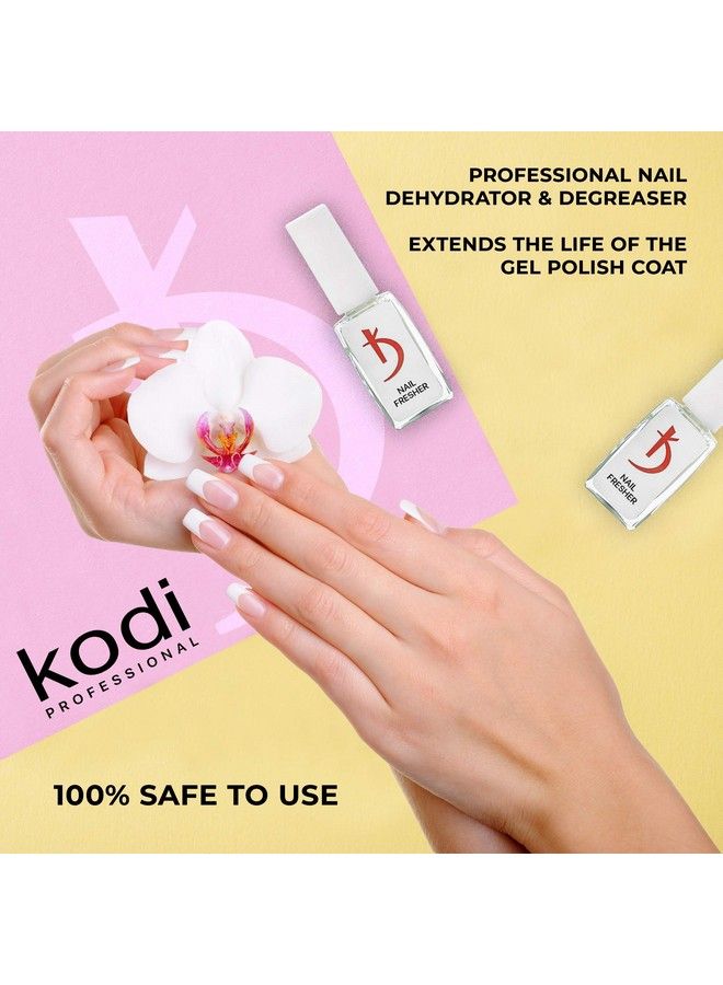 Nail Fresher 12Ml (0.4 Oz) Kodi Professional Nail Polish For Manicure And Pedicure Strengthening Effect Cleanses And Dries Nail Plate Removes Oils And Grease Safe No Nail Plate Damage