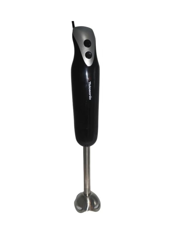 MEBASI Hand Blender, 2-Speed Control, Powerful Full Copper Motor, Stainless Steel,(200W) Easy Assembly & Disassembly, Black (TS-HB1004B)