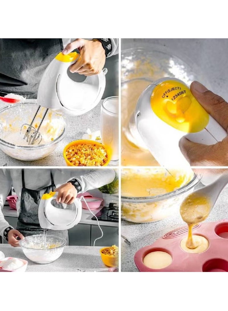 Professional Electric Handheld Food Collection Hand Mixer For Baking 7 Speed Function 150W Hand Mixer