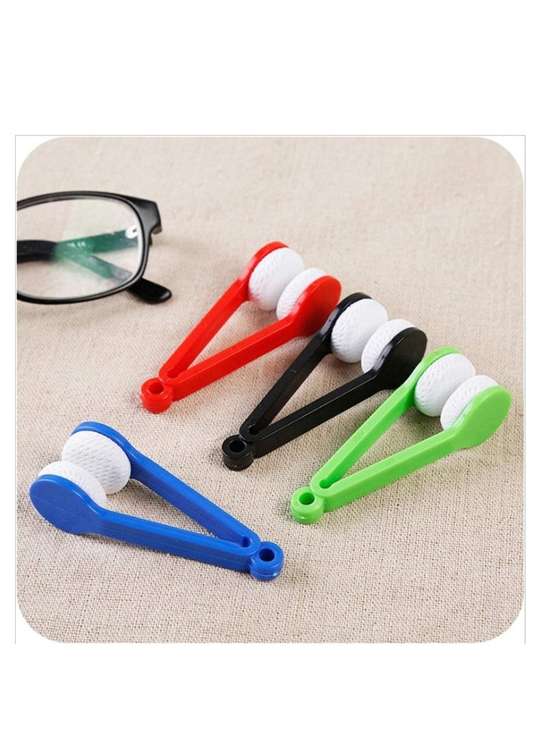 10 Pcs Mini Sun Glasses Eyeglass Microfiber Spectacles Cleaner Brush Cleaning Tool,Random Color，Mini Tool Glasses brush