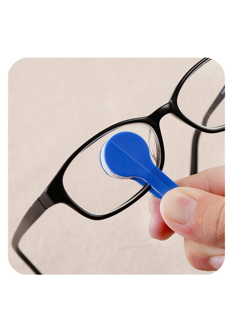 10 Pcs Mini Sun Glasses Eyeglass Microfiber Spectacles Cleaner Brush Cleaning Tool,Random Color，Mini Tool Glasses brush