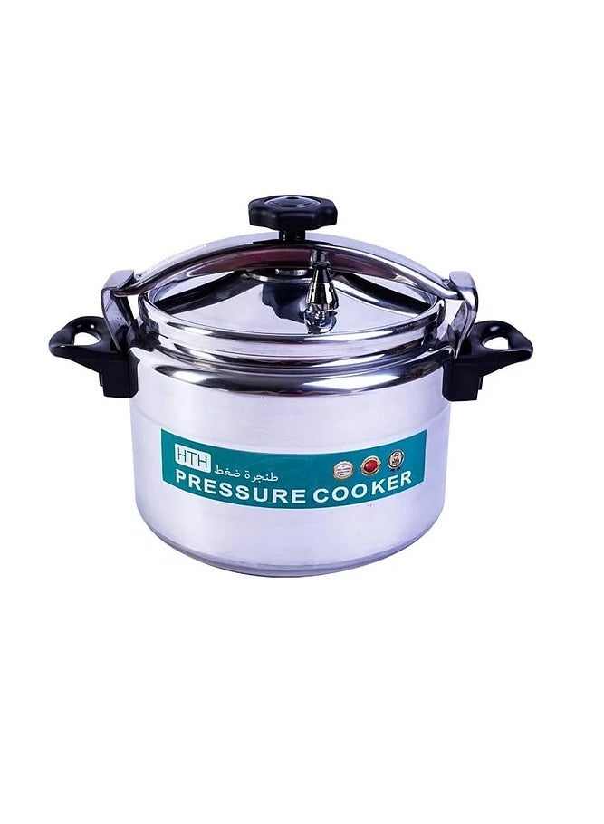 HTH 75L Pressure Cooker Aluminum for Household, Super-pressure Cooker Secure Cookerware Silver