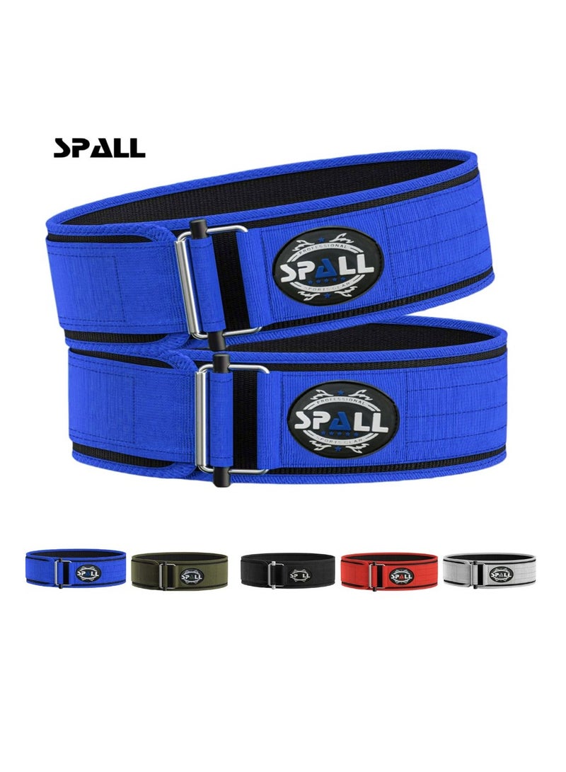 Weight Lifting Belt, Self-Locking Adjustable Gym Belt, Powerlifting & Strength Training Lumbar Support, Durable Nylon Belt for Men & Women Fitness Workouts