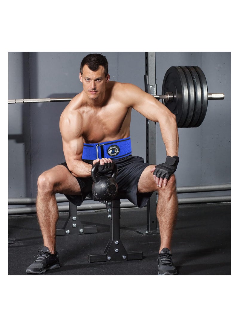 Weight Lifting Belt, Self-Locking Adjustable Gym Belt, Powerlifting & Strength Training Lumbar Support, Durable Nylon Belt for Men & Women Fitness Workouts