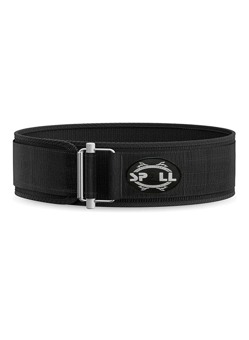 Weight Lifting Belt, Self-Locking Adjustable Gym Belt, Powerlifting & Strength Training Lumbar Support, Durable Nylon Belt for Men & Women Fitness Workouts