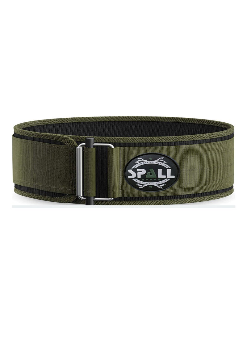 Weight Lifting Belt, Self-Locking Adjustable Gym Belt, Powerlifting & Strength Training Lumbar Support, Durable Nylon Belt for Men & Women Fitness Workouts