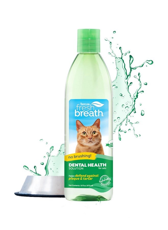 Fresh Breath For Cats | Cat Dental Care And Teeth Cleaning | Breath Freshener | Water Additive For Cats | Made In The Usa | 16 Oz.