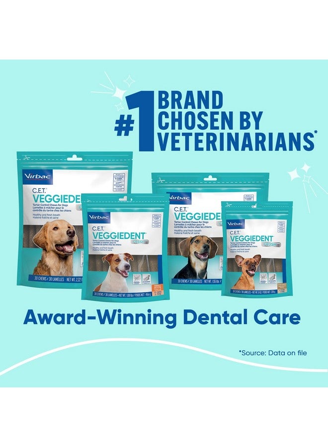 Cet Veggiedent Fr3Sh Tartar Control Chews For Dogs, Small