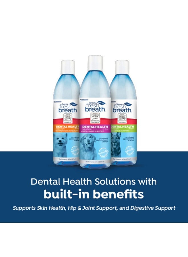 Fresh Breath Certified Wellness Collection Dental Health Solution | Hip And Joint Support | Vohc Accepted | 33.8 Oz