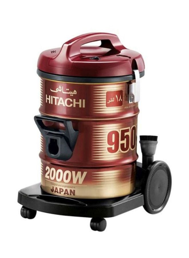 Vacuum Cleaner 2000 W CV - 950Y Red/Gold/Black