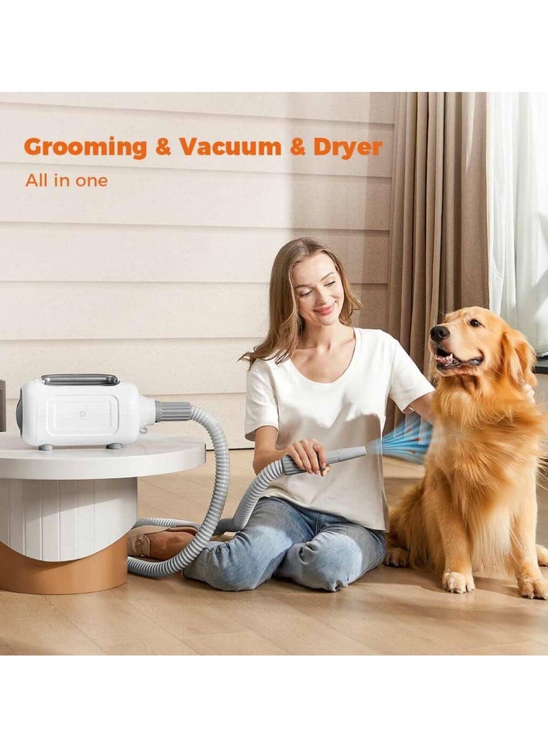 GULIGULI Shark 7 in 1 Pet Grooming Kit   Vacuum  Dryer