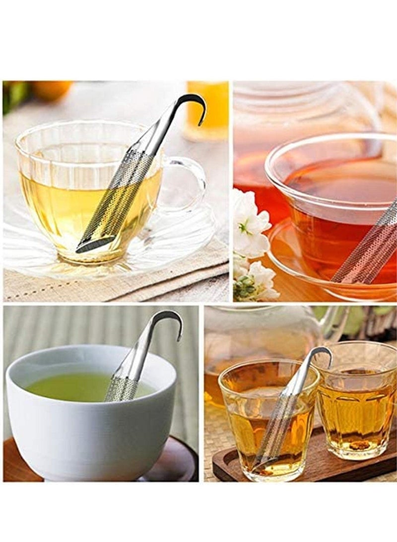 Tea Strainer with Gift Box, Tea Infuser for Loose Tea - 2 Pack Stainless Steel Tea Diffuser, Long-handle Tea infusers for Tea, Coffee, Seasonings, Spices, Gifts for Mother Father