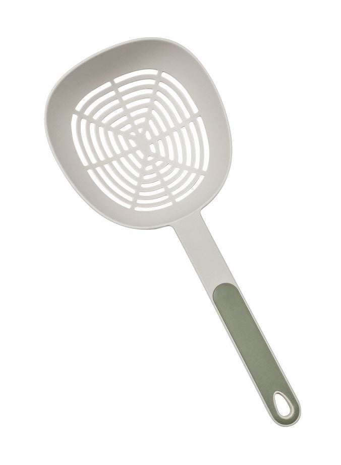 Kitchen Skimmer Ladle Food-Grade High-Temperature Resistant Strainer Spoon with Long Handle for Noodles, Dumplings, Pasta