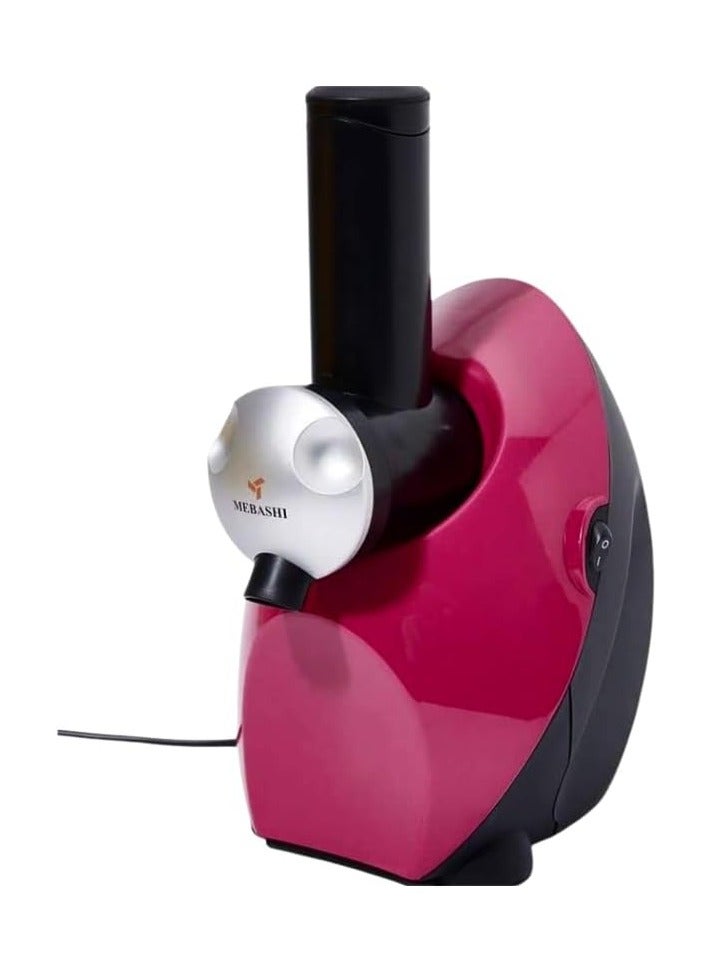 MEBASHI Pink Fruit Dessert Maker with Compact Countertop Design (ME-FDM1001)(150W)