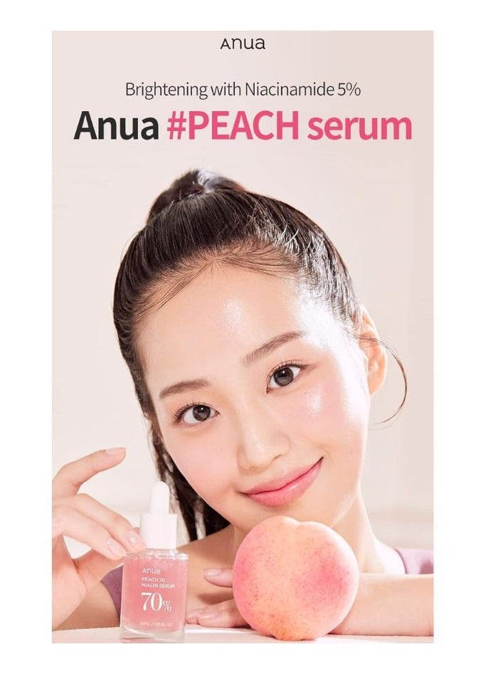 Peach 70% Niacinamide Serum 30ml Skin Brightening Face Serum 30ml