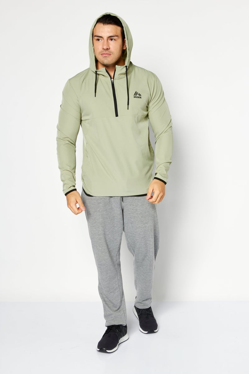 Men Sportswear Fit Half Zip Training Sweatshirt, Sage