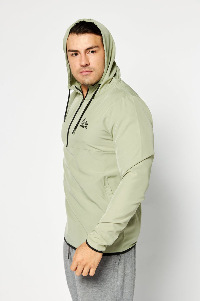 Men Sportswear Fit Half Zip Training Sweatshirt, Sage