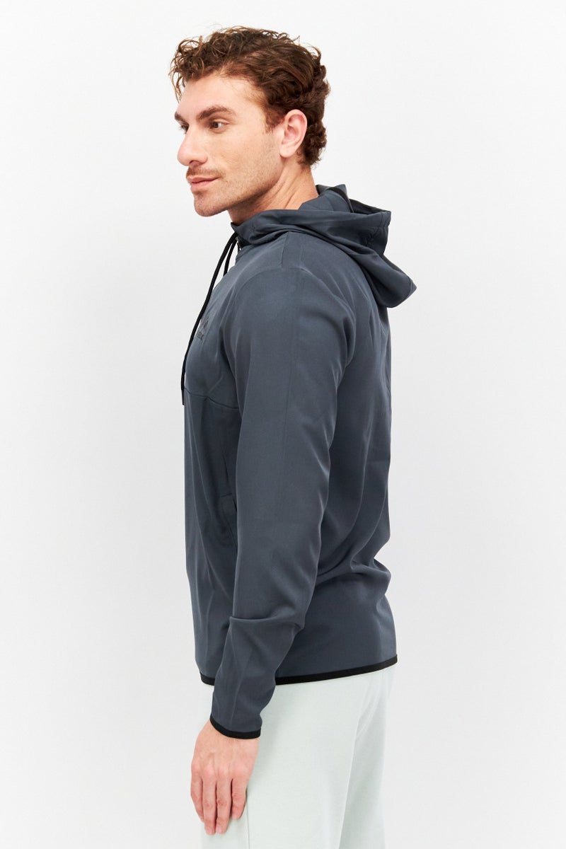 Men Sportswear Fit Half Zip Training Sweatshirt, Grey