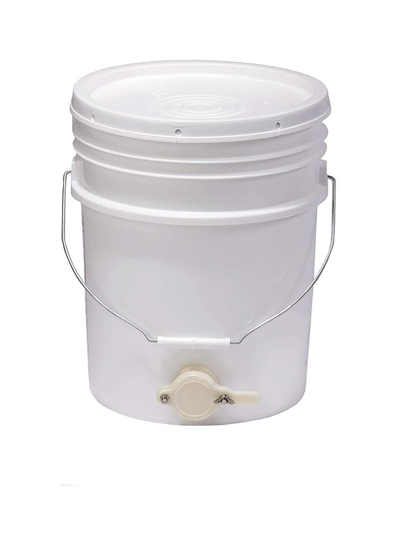 Honey Flow Tank / Bucket with Gate Valve (Capacity 25L)