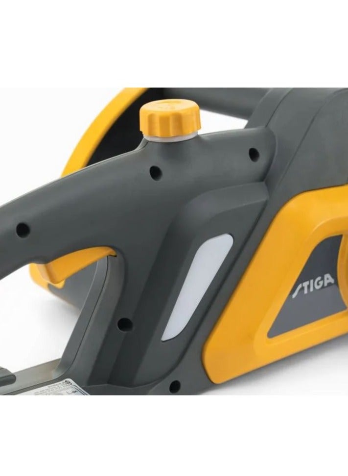 Stiga Electric Chain Saw 16 CS-122c with Ultra - Strong 2.2kW with 40cm Bar and Chain ( Made in Italy ).