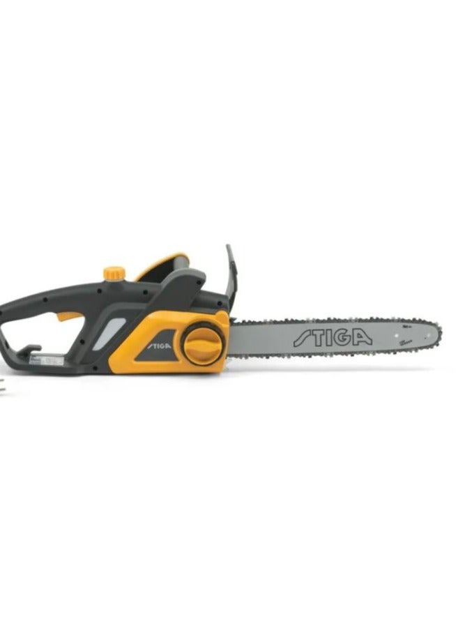 Stiga Electric Chain Saw 16 CS-122c with Ultra - Strong 2.2kW with 40cm Bar and Chain ( Made in Italy ).