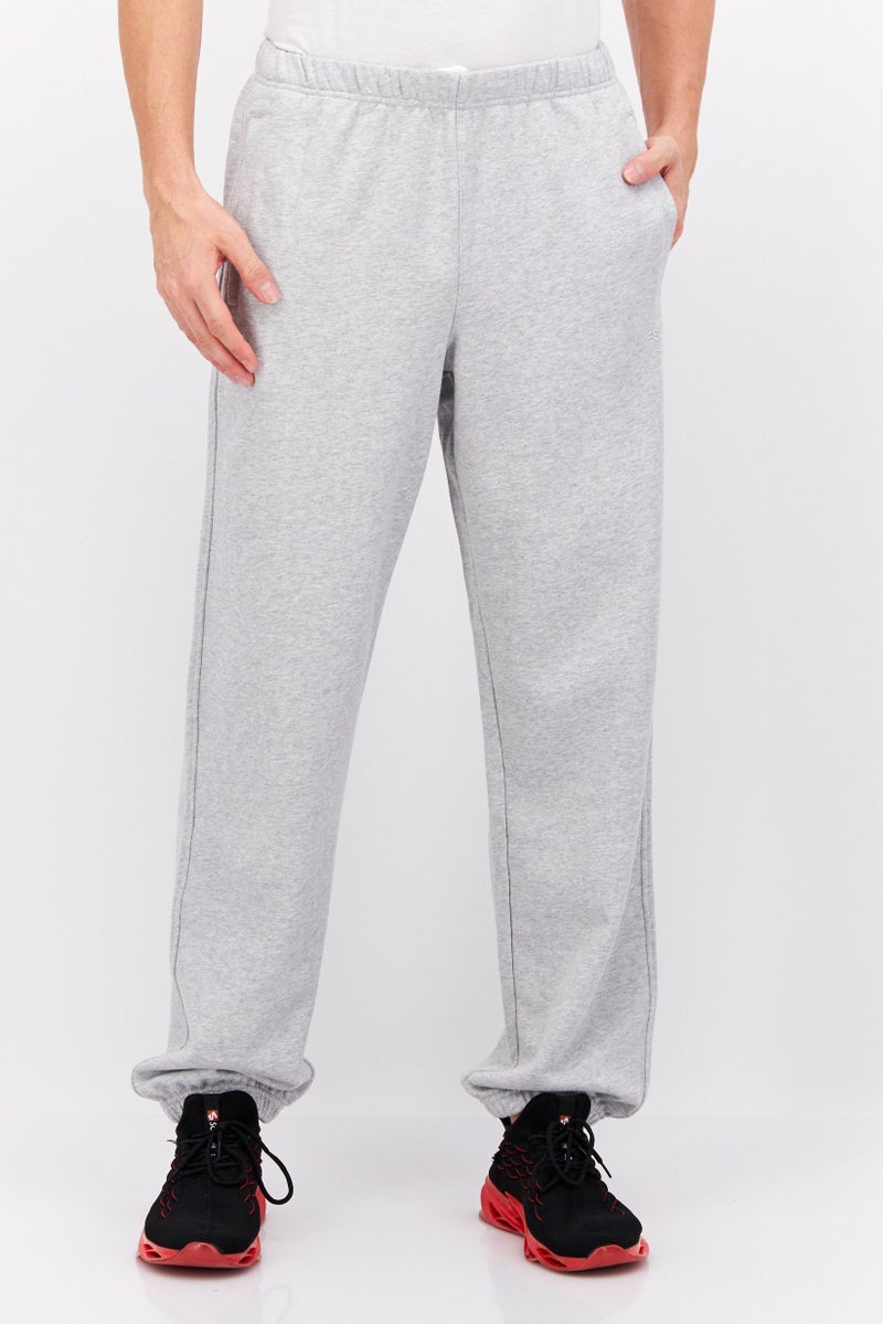 Men Regular Fit Heather Sweatpants, Grey