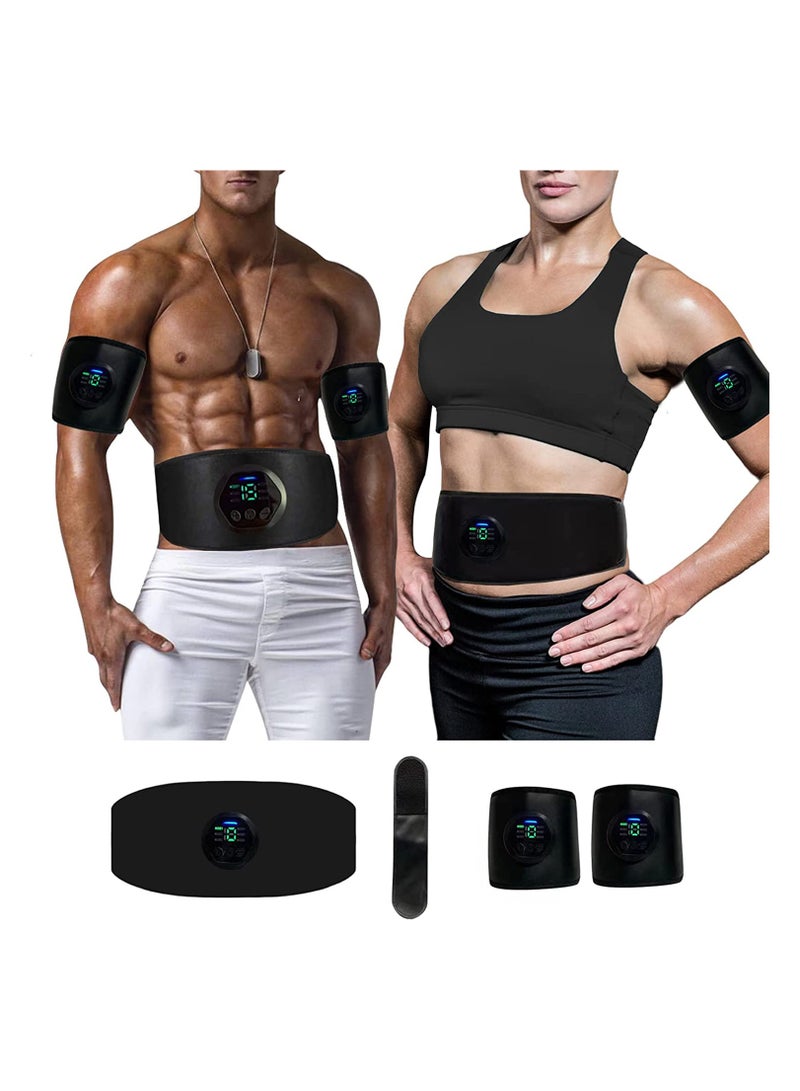 Effective ABS and Muscle Toner for Abdomen Arms and Legs with EMS Technology