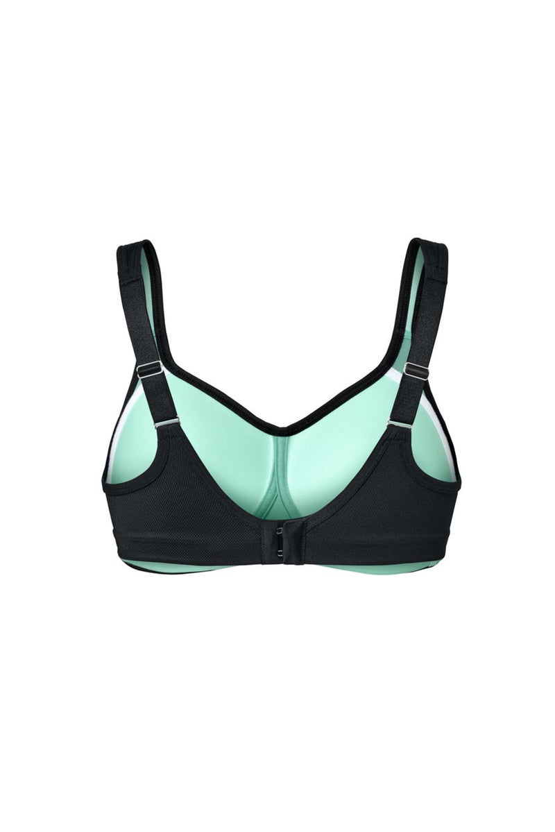 Women Light Padded Training Sports Bra, Black